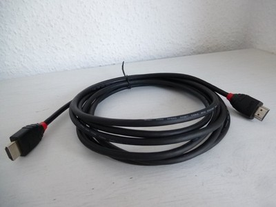 3m Lindy Standard HDMI Cable 8K 60Hz, Black Line, Black 300cm