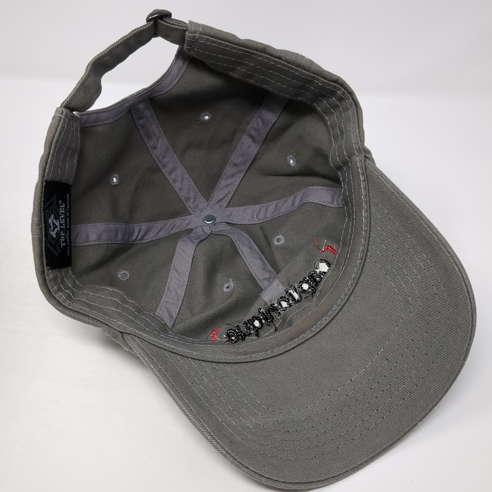 Captionique Slideback Baseball Cap Gray One Size … - image 7