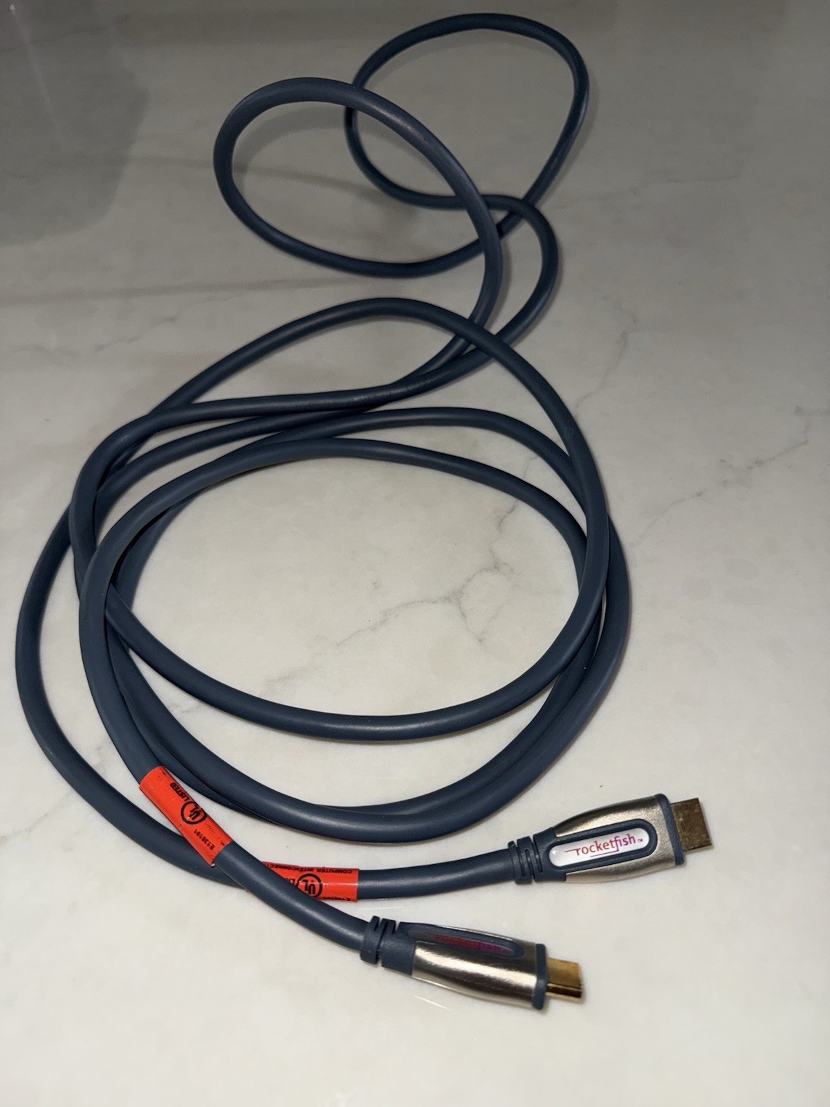 Rocketfish 12ft In-Wall Rated HDMI Cable for High-Speed Connectivity