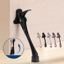 Door Stopper Foot-Operated Door Stopper Zinc Alloy Home Kickdown Door Stopper