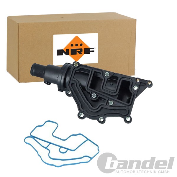 NRF Thermostat 89°C MIT Dichtring MIT Sensor Passend FüR Renault Clio Grand Lagu-image