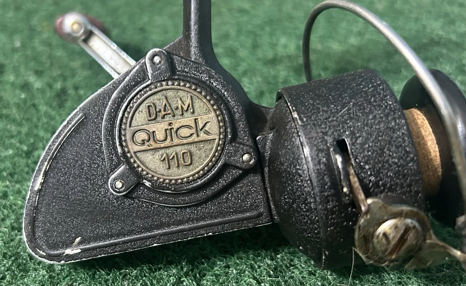 (2) D.A.M. Быстрые 110 спиннинг рыболовные катушки DAM сделано в Германии винтажные модели!! - Изображение 3 из 4