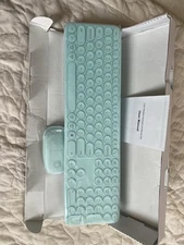 Mint Green 2.4 G Wireless Keyboard & Mouse Set New! 