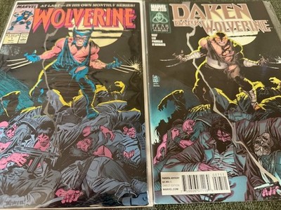 Wolverine #1 1988 VF+ / *Plus DAKEN #7 Wolverine #1 Homage Cover NEW !