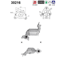Katalysator FüR Nissan Renault Dacia Juke Pulsar SchräGheck Qashqai II SUV