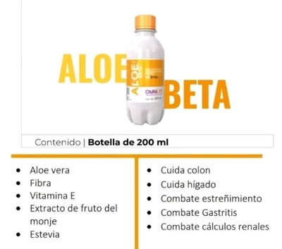Aloe beta pineapple 200 ml, 6 units