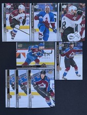 2020-21 NHL Upper Deck - Colorado Avalanche 8 Card Lot