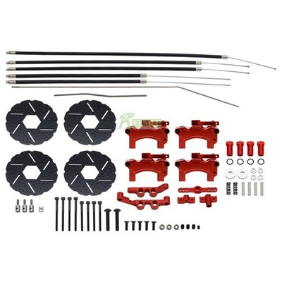 FLMLF Front Wheel Cable Brake Kit Rear Wheel Accessories for 1/5 BAJA Hpi 5B 5T