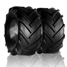 2pcs 20x10.00-8 20x10x8 Lawn Mower Tractor Turf Tires 4 Ply Rated 1190Lbs