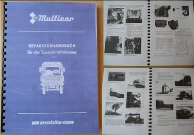 DDR MULTICAR M25 REPARATURHANDBUCH ,IFA,FORTSCHRITT 
