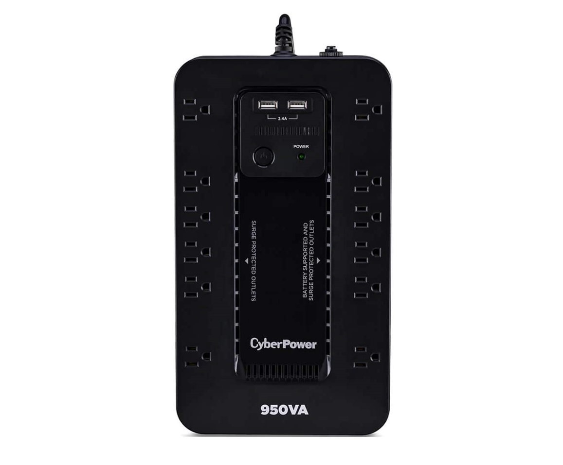 CyberPower SX950U-R 950VA/510W 12-Outlet USB UPS System - Certified Refurbished