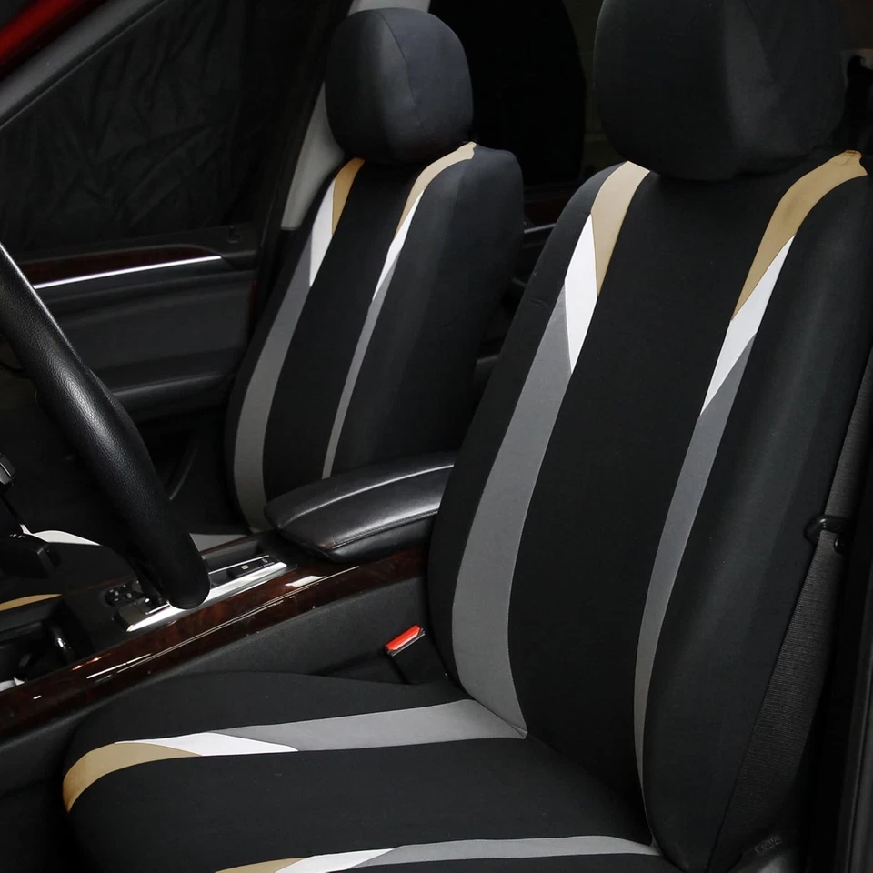 For GMC Acadia Sierra, Canyon, Yukon Washable Soft Leather Car Front Seat Cover Foto 2 de 4