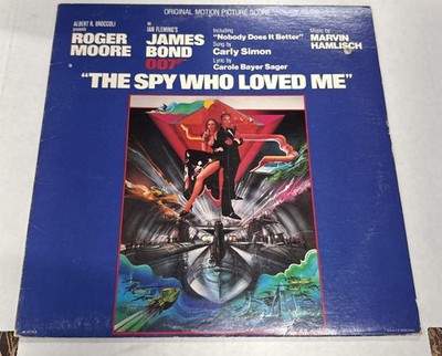 The Spy Who Loved Me, Original Motion Picture Score, UA LA774 James Bond VG+
