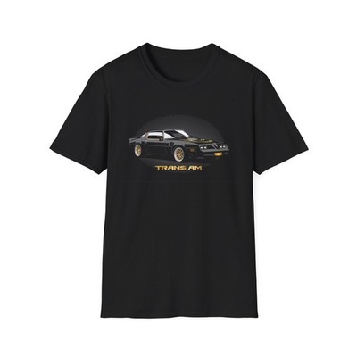 1979 Trans Am Black Gold Muscle Car Graphic T-Shirt Vintage Style