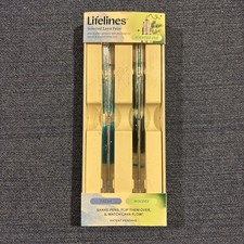 Scented Lava Gel Pen Set, 2-Pack Blue Green - 0.5mm Colored Gel Pens Infus...