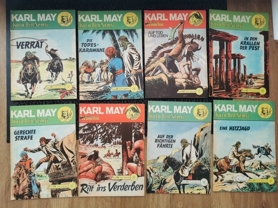 Karl May Comics - Winnetou - Kara Ben Nemsi - Rarität - Walter Lehning Verlag - Bild 3 von 4