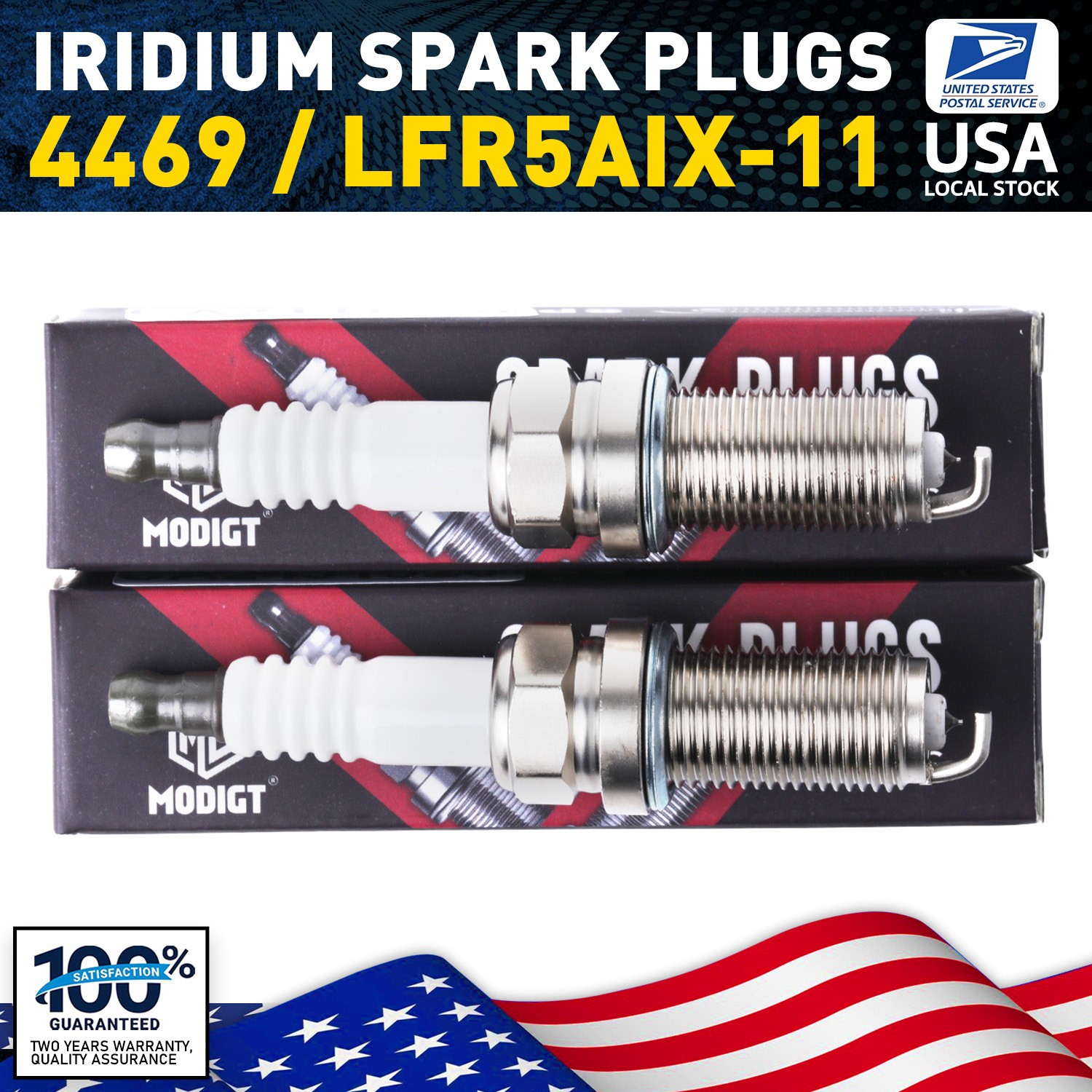 4Pcs Premium OEM Replacement For NGK LFR5AIX-11 4469 Iridium  Spark Plugs NEW