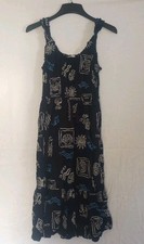 Patrons Of Peace Women's Dress Tropical Shell Sun Blue Medium