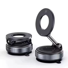 Vacuum Magnetic Phone Holder for Car Zinc Alloy Suction Car Mount, Adjustable