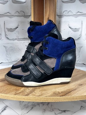 Ash Limited Style Hi-Top Sneakers Suede Black Sz 40 (US TAX PAID)