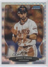 2013 Bowman Chrome Retail X-Fractor Angel Pagan #176 3a3