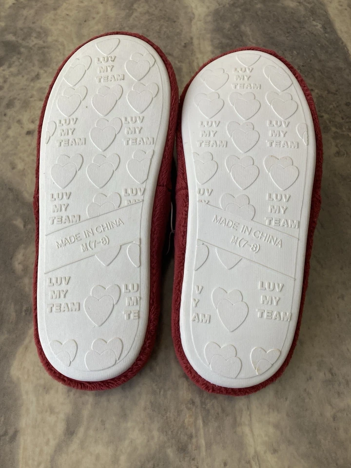 Zapatillas FSU Florida State Seminoles Unisex Difusas Chanclas Nuevas con Etiquetas-Talla 7-8 Logo FSU Foto 4 de 4