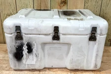 Pelican Hardigg Case 23x16x13.5" White Waterproof Storage Footlocker