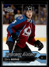 2016-17 Upper Deck Young Guns Chris Bigras Rookie Colorado Avalanche #245