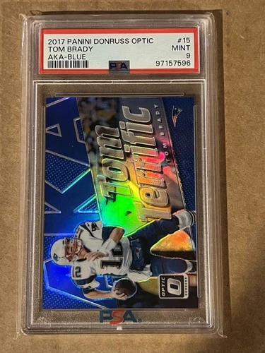 Tom Brady 2017 Optic AKA Blue  099/149