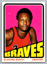 1972-73 TOPPS #76 ELMORE SMITH BRAVES ROOKIE