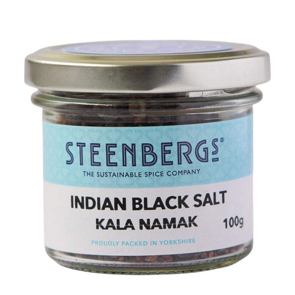 Steenbergs Indian Black Salt Kala Namak 100g Mineral Seasoning