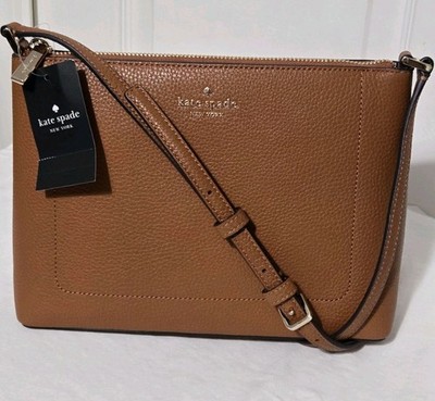 KATE SPADE CROSSBODY LEILA LEATHER BAG SLING NWT