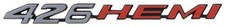 2998800 - 1970-71 Challenger 1971 Charger 426 Hemi Hood Emblem For Power Bulg