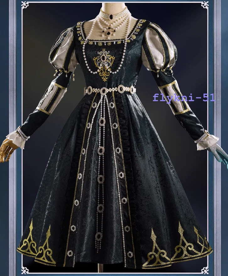 Identity V Reporter Alice Derose Mujer Vestido Halloween Disfraces Juegos con disfraces Traje Foto 4 de 4