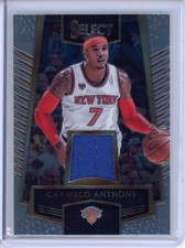 2016-17 Panini Select #27 Carmelo Anthony Select Swatches