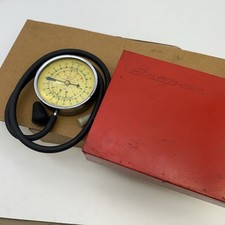Snap-on Tools Mt37 Oil Pressure Gauge Set Kra 128 Box Vintage Made In Usa