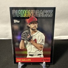 Zac Gallen 2025 Topps Archives Black Foilboard Diamondbacks #54