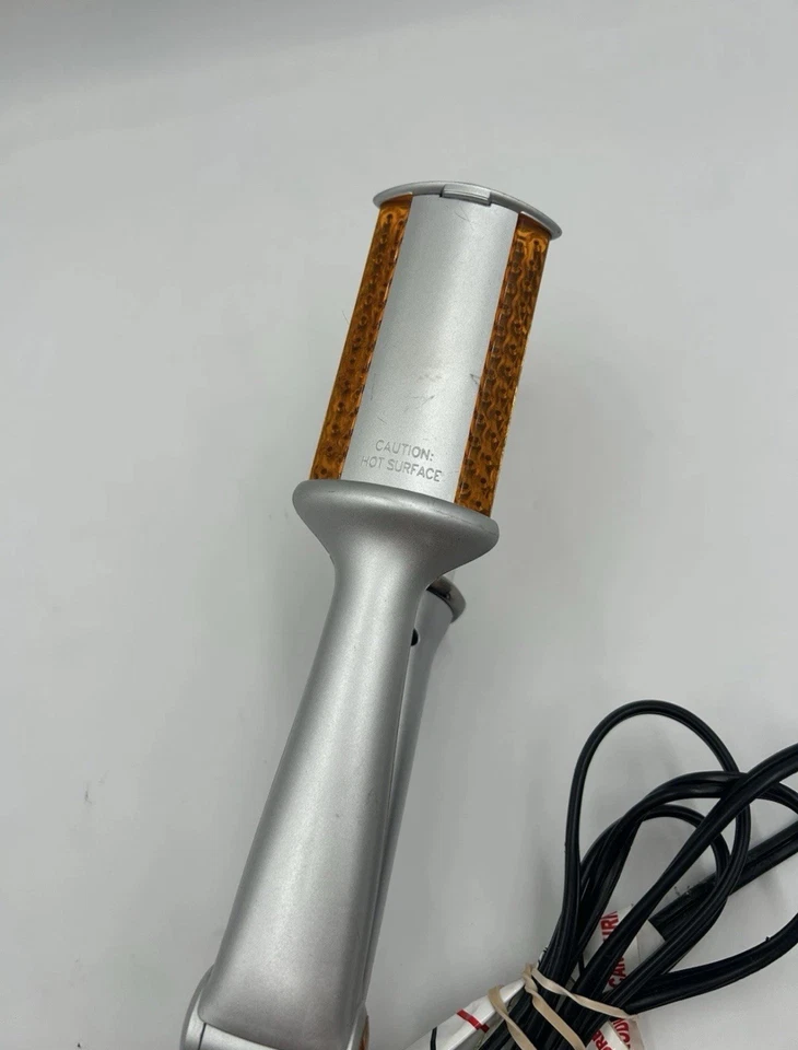 Escova alisadora de cabelo rotativa ferro quente INSTYLER IS1001 1-1/4” prata - Testada - Imagem 4 de 4