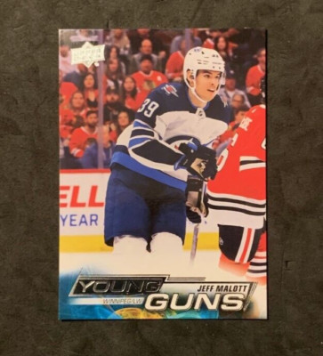 2022-23 Upper Deck Series 1 JEFF MALOTT Young Guns RC #247 Winnipeg Jets