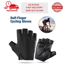 Cycling Half Finger Gloves Shockproof GEL Pad MTB Road Bicycle Bike Short Gloves