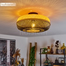 Wohn Schlaf Ess Zimmer Leuchten Lichteffekt Bambus Decken Lampe Boho Style Retro