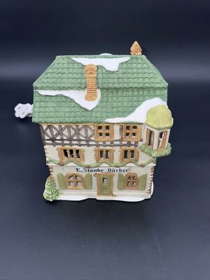 Dept 56 Alpine Village Series #6540-4 '' E. STAUBR BACKER'' House Working No Box