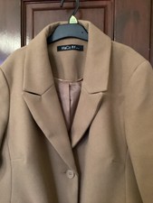 Ladies M & Co Full Length Camel Coat. Size 16. Worn Twice.