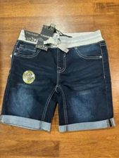 VIGOSS GIRLS THE THOMSON BERMUDA KNIT WAISTBAND SHORTS (JUN WASH 7)NWT