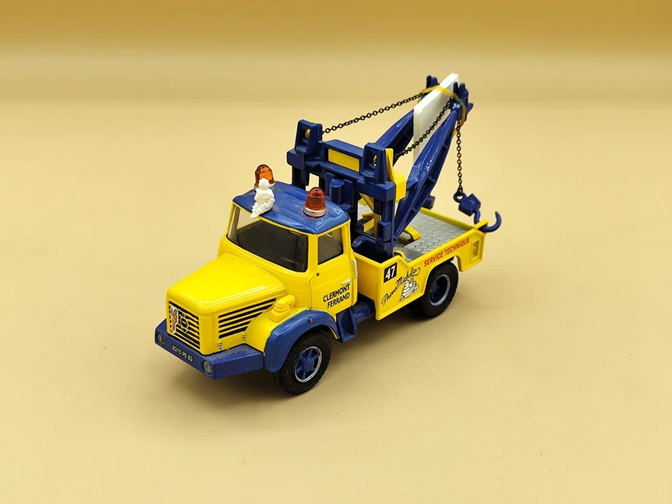 1/50 (no 1/43) Berliet GLR "Dépanneuse Michelin" Jaune Corgi Défauts Issues - Photo 2/3