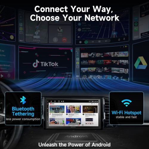 ATOTO A5L 7" 2 DIN Android Autoradio Touchscreen Wireless CarPlay Android Auto - Bild 3 von 8