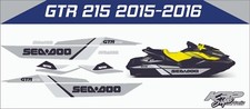SEADOO GTR 215 2015-16 Graphics / Decal / Sticker Kit GREY & BLACK