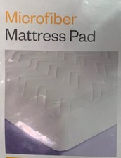 Room Essentials XL Twin White Microfiber Mattress Pad - Brand New