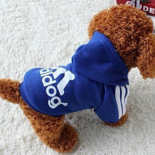 Adidog Algodón Cachorro Ropa Perro Con Capucha Suéter Mascota Chaleco Ropa L XL PERRO GRANDE REINO UNIDO - Imagen 8 de 32