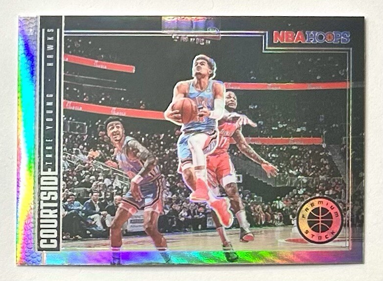 2019-20 Hoops Premium Trae Young Silver Courtside Prizm